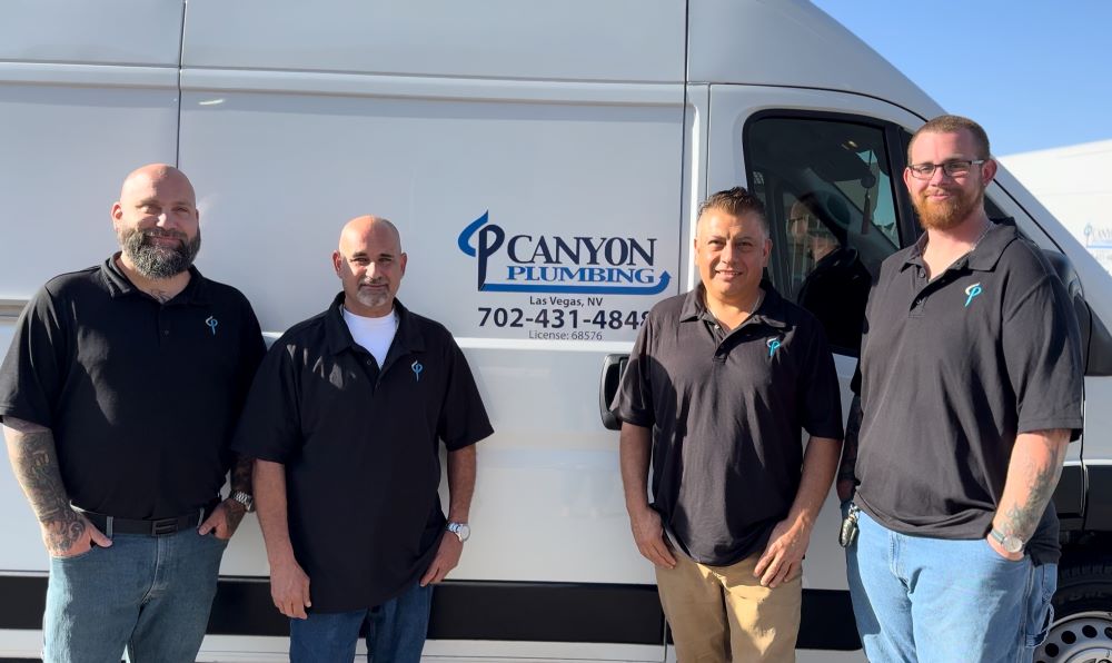 Maintenance page - team infront of van